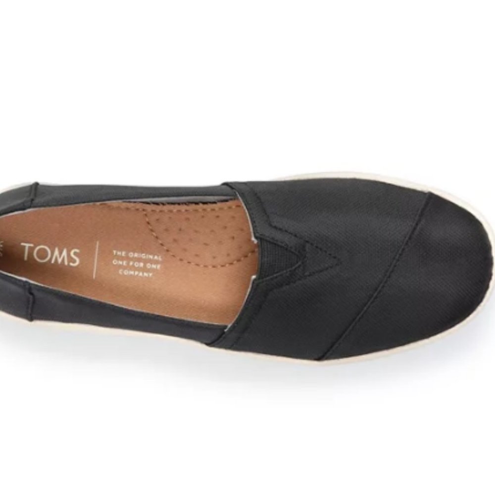 TOMS Classics Women's Avalon Shoes, Black - 8.5 - Picture 4 of 6